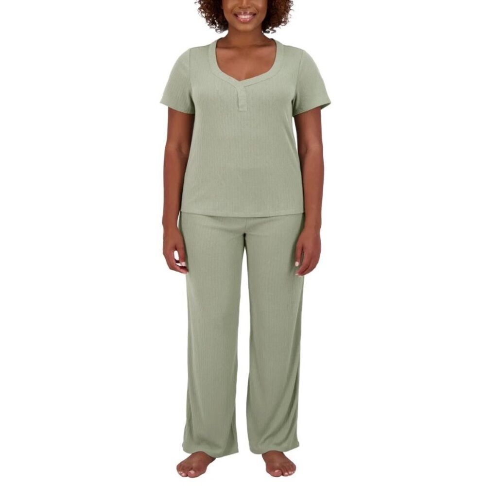 Love 2 Lounge Women's 4-Piece Pointelle Lounge Set - Picture 2 of 10